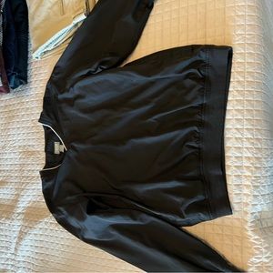 Izod windbreaker. Medium. Black